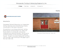 Tablet Screenshot of chesapeaketab.com